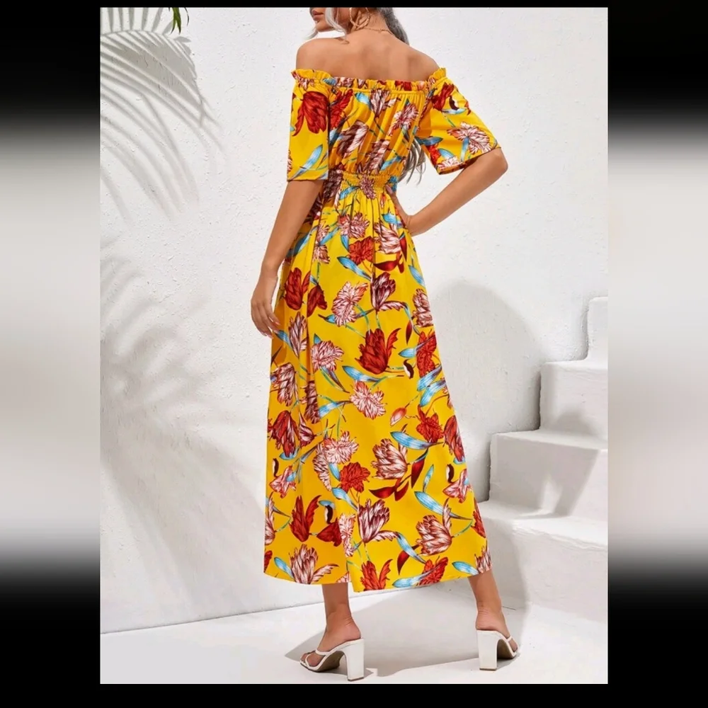 🌹 HOST PICK 🌹 SHEIN Off Shoulder Dress Size XL - Picture 2 of 6